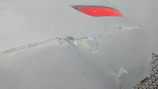 1483939,7S71N17906-BAXWAA Бампер задний серебристый Ford Mondeo 4 Арт 7062271, вид 2
