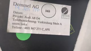 4H1867271C Накладка на порог Audi A8 D4 (S8) Арт 9311687, вид 5