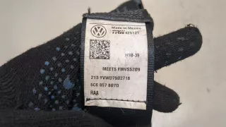 5C6857807D Ремень безопасности задний левый Volkswagen Jetta 6 Арт 9337271, вид 3