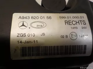 9438200156 Mercedes Benz Фара противотуманная правая передняя Mercedes Actros Арт E8420404, вид 7
