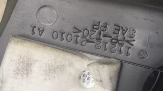 1121221010 Крышка двигателя декоративная Toyota Yaris 1 1.5л Инжектор Арт 9249702, вид 3