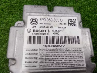7P0959655D Блок управления подушек безопасности Volkswagen Touareg 2 Арт 00260178, вид 2