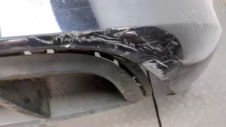 3AE807417 Бампер задний черный Volkswagen Passat B7 Арт 9380751, вид 3