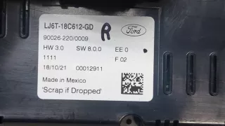 LJ6T18C612GD Блок управления печки / климат-контроля Ford Escape 4 Арт 9384775, вид 3