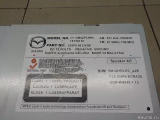 GHP966DV0B Mazda Магнитола (аудио система) Mazda 6 3 Арт E30900421, вид 9