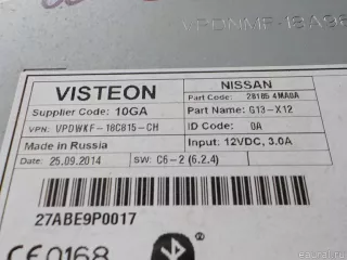 281854MA0A Nissan Магнитола Nissan TIIDA C13 Арт E31104064, вид 7