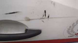 9101GG,910959 Ручка наружная передняя правая белая Peugeot Partner 2 restailing 2 Арт 10945633, вид 2