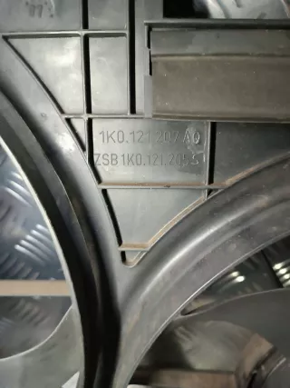 1K0121207AQ Вентилятор радиатора Volkswagen Passat B6 Арт 46485, вид 3