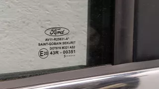 1752168,AV11R25713AA Стекло двери задней левой Ford B-Max Арт 11193393, вид 4
