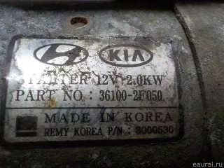 361002F050 Hyundai-Kia Стартер Kia Sportage 3 Арт E52467085, вид 12