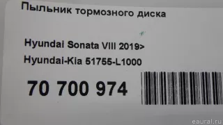 51755L1000 Hyundai-Kia Кожух защитный тормозного диска Hyundai Sonata (DN8) Арт E70700974, вид 6