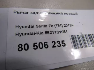 55211S1051 Hyundai-Kia Рычаг задний нижний правый Hyundai Santa FE 4 (TM) restailing Арт E80506235, вид 7