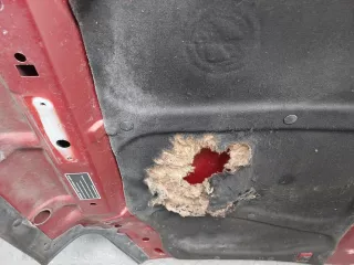 7734540,46425776 Капот красный Fiat Punto 1 Арт 8964210, вид 5