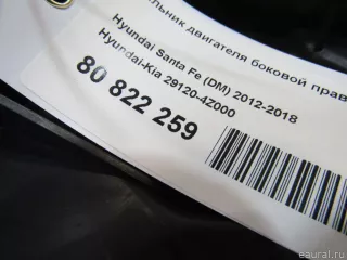 291204Z000 Hyundai-Kia Пыльник двигателя боковой правый Hyundai Santa FE 4 (TM) restailing Арт E80822259, вид 6