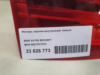 63217217313 BMW Фонарь задний внутренний левый BMW X3 F25 Арт E23625773, вид 13