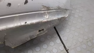 1698800140 Бампер передний серебристый Mercedes A W169 Арт 9043929, вид 2