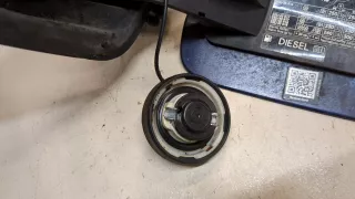A0005846517 Лючок бензобака синий Mercedes C W204 Арт 20000528, вид 3