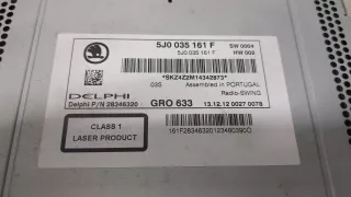 5J0035161F Магнитола (аудио система) Skoda Rapid Арт 20007721, вид 4