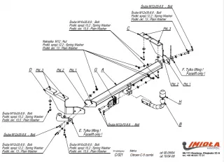  Прицепное устройство (фаркоп) Citroen C5 1 Арт car0098642