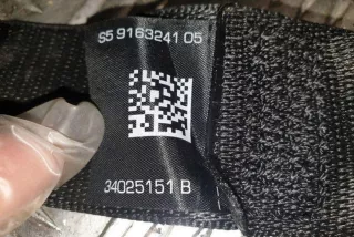 34036732, 9163241, 34025151 , art12286724 Ремень безопасности задний правый BMW 5 F10/F11/GT F07 Арт 12286724, вид 3