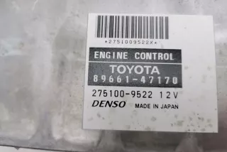 8966147170, 2751009522 , art13229424 Блок управления двигателем Toyota Prius 2 Арт 13229424, вид 8