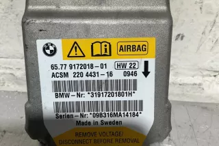 220443116, 9172018 , art14646752 Блок AirBag BMW 5 E60/E61 Арт 14646752, вид 7