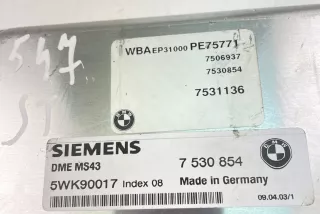 7530854 , art15141650 Блок управления двигателем BMW 3 E46 Арт 15141650, вид 2