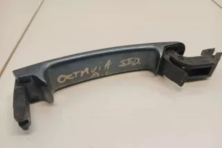 3B0837207 , art12825423 Ручка наружная задняя правая Skoda Octavia A5 Арт 12825423, вид 2