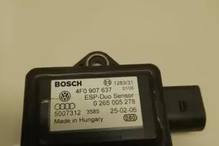 4F0907637, 5007312, 0265005278 , art12829229 Датчик ускорения Audi A6 C6 (S6,RS6) Арт 12829229, вид 4