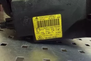 A1698200361 , art12592073 Фара левая Mercedes A W169 Арт 12592073, вид 3