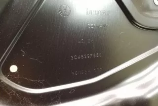 3C4839755G , art12593167 Стеклоподъемник задний правый Volkswagen Passat B6 Арт 12593167, вид 2