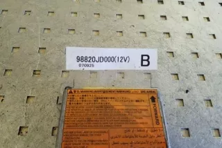 98820JD000 , art12591694 Блок AirBag Nissan Qashqai 1  Арт 12591694, вид 3