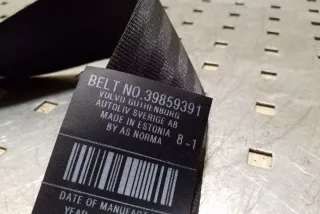 39859391, 6061536R0C , art12590229 Ремень безопасности задний левый Volvo V70 2 Арт 12590229, вид 2