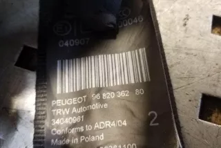 9682036280 , art12680090 Ремень безопасности задний левый Peugeot 3008 1 Арт 12680090, вид 4