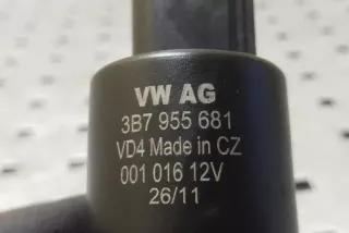 3B7955681 , art12735925 Насос (моторчик) омывателя фар Volkswagen Touareg 2 Арт 12735925, вид 2