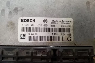 0281001634, 90569348 , art12635830 Блок управления двигателем Opel Vectra B Арт 12635830, вид 2