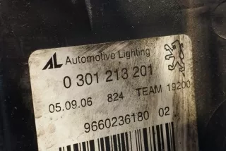 9660236180, 0301213201 , art8568906 Фара левая Peugeot 407 Арт 8568906, вид 2