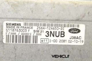 2S6A-12A650-ZC , art3050513 Блок управления двигателем Ford Fiesta 5 Арт 3050513, вид 2