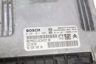 0281011804, 9663850580 , art5470806 Блок управления двигателем Citroen C3 1 Арт 5470806, вид 2