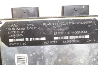 9650360480, 9650359580 , art14393998 Блок управления двигателем Citroen Berlingo 1 restailing Арт 14393998, вид 4