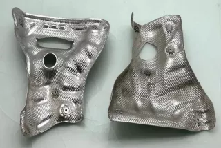 1716725030, 1716825010 , art13606760 Тепловой экран глушителя Toyota Rav 4 5 Арт 13606760, вид 1