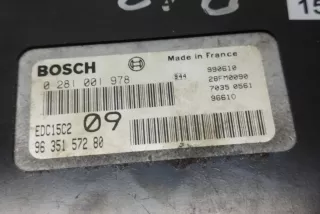 9635157280, 0281001978 , art12458779 Блок управления двигателем Peugeot 406 Арт 12458779, вид 8