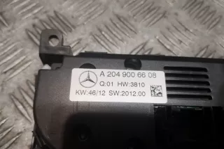 2049006608, A2049006608 , art15006479 Блок управления печки/климат-контроля Mercedes C W204 Арт 15006479, вид 4