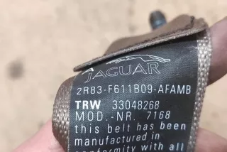 2R83F611B09, 33048268 , art13368490 Ремень безопасности передний левый Jaguar S-Type Арт 13368490, вид 4