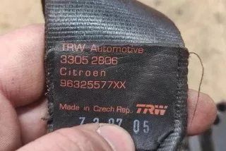 33052806, 96325577XX , art13379735 Ремень безопасности задний правый Citroen C5 1 Арт 13379735, вид 4