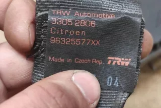 33052806, 96325577XX , art13379727 Ремень безопасности задний левый Citroen C5 1 Арт 13379727, вид 4