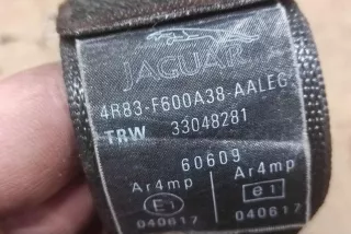 4R83F600A38, 33048281 , art13402867 Ремень безопасности задний правый Jaguar S-Type Арт 13402867, вид 3