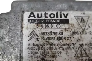 9673576580, 610963100 , art13423806 Блок AirBag Citroen C5 1 Арт 13423806, вид 4