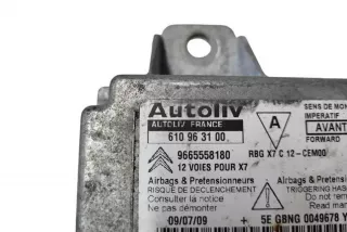9665558180, 610963100 , art13423805 Блок AirBag Citroen C5 1 Арт 13423805, вид 4