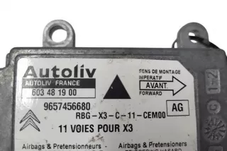 9657456680, 603481900 , art13423885 Блок AirBag Citroen C5 1 Арт 13423885, вид 4